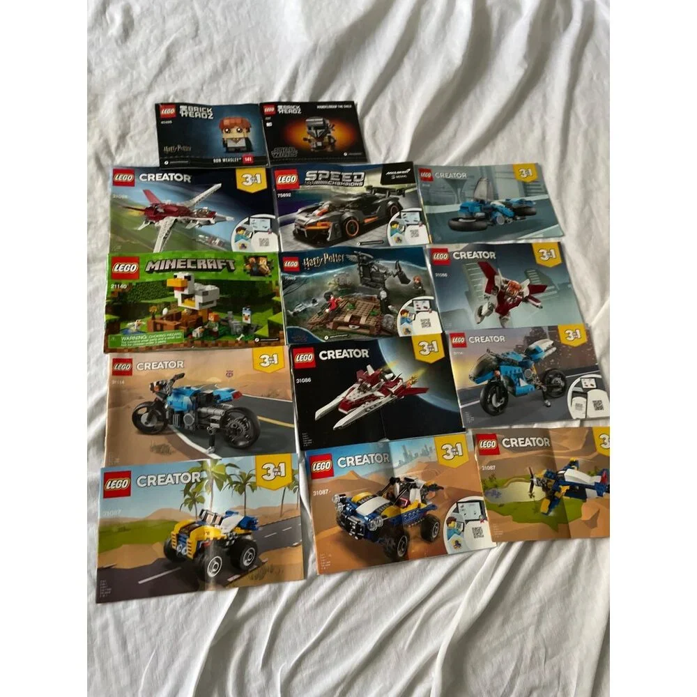 LEGO Creator & Harry Potter Instruction Manuals Only  Lot